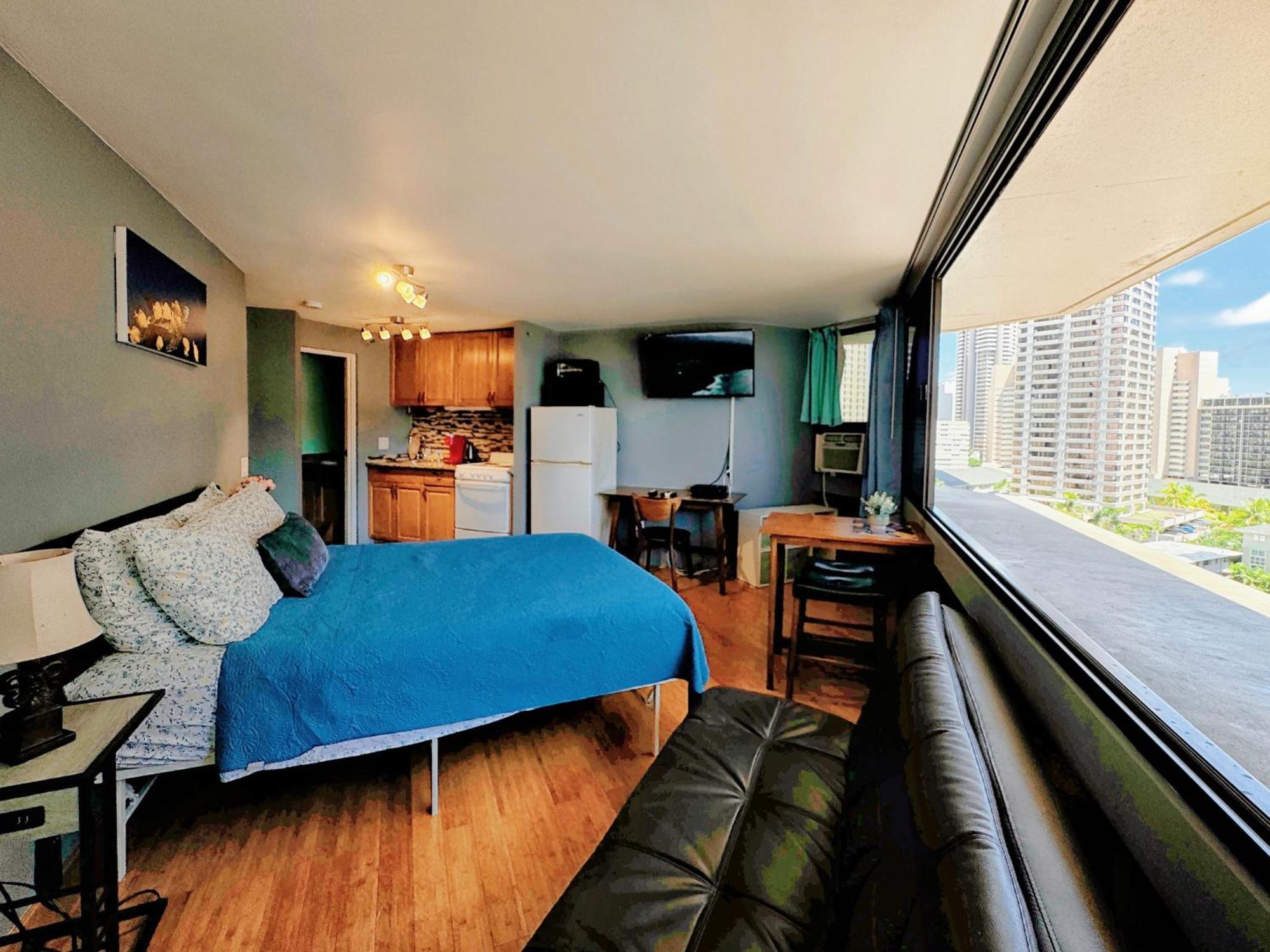 Waikiki Studio Steps To Beach-Mall Free Parking-Wifi هونولولو المظهر الخارجي الصورة